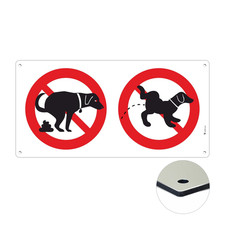 DIVIETO CACCA E PIPÌ CANI E