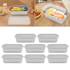 Set 8 Ciotole in Acciaio Inox