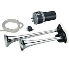 Trombe 12v , 2 Suoni Alternati Metallo Cromato MARCO SPA MADE IN ITALY