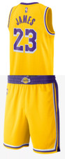 COMPLETO DA COLLEZIONE BAMBINO(8-14 ANNI)-BASKET-LOS ANGELES LAKERS-LEBRON JAMES