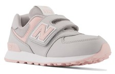 Scarpe sportive bimba PS New Balance PV574CG1 Grigio-Rosa Pelle