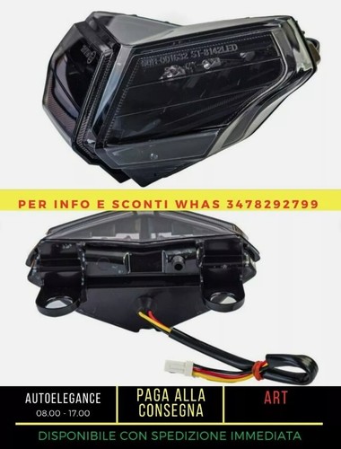 Fanale posteriore moto led - a,