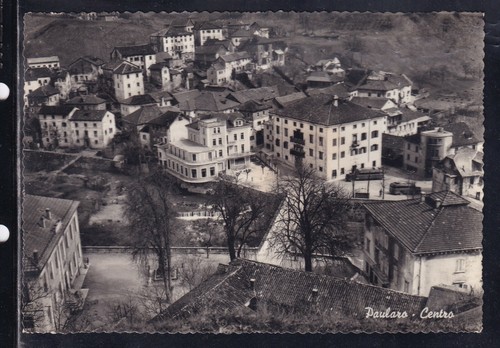 Cartolina paularo centro - centro, f635