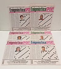 ENIGMISTICA SPORT 6 NUMERI ASSORTITI DIVERSI COME IN FOTO CON SOLUZIONI