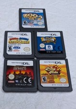 Lotto 5 cartucce giochi Nintendo DS solo no custodie testate autentiche US EUR