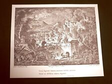 Tecta supernè timent, metuunt infernè cavernas... Litografia Saint-Non