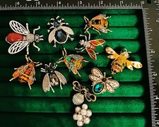 Lotto 10pz Spilla Ape Mosca