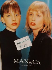 Max & e co. MODELLE RAGAZZE 1997 PUBBLICITÀ ADVERTISING WERBUNG ITALIA CLIPPING