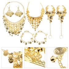  1 set di gioielli per la danza del ventre: accessori per la danza indiana per