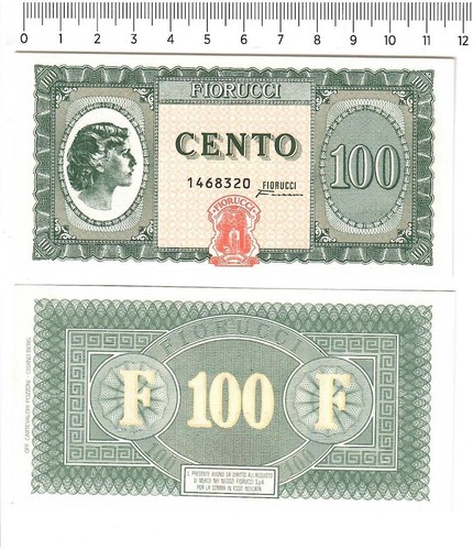 Fiorucci 1977 italy banconota - italy,