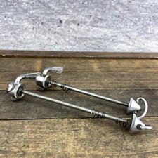 Spiedini Vintage Campagnolo Brevetto Sgancio Rapido 120 Anteriore Posteriore Bici Strada Acciaio