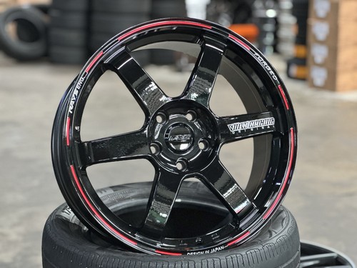 Nuovo 18x8 te37 nero et38 - nuovo,