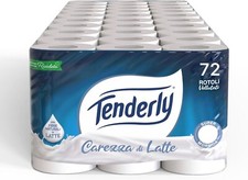 Carta Igienica Tenderly Carezza di Latte - 72 Maxi Rotoli