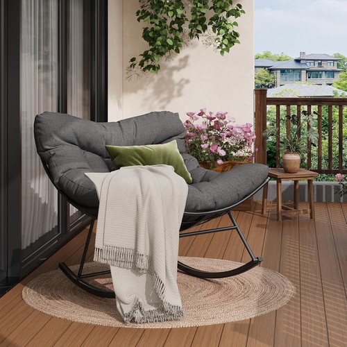 Sedia dondolo papasan - a,