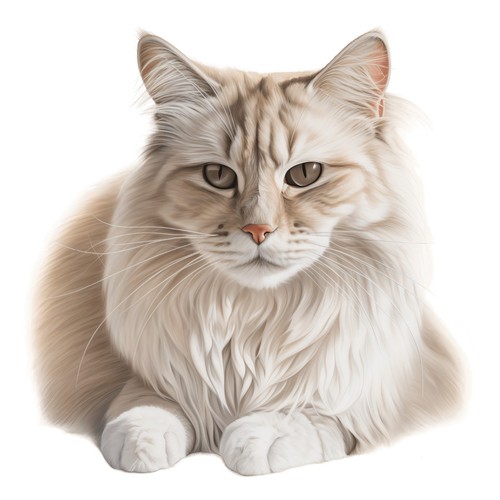 Adesivi gatto siberiano - adesivi,