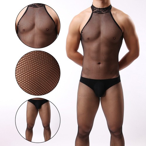 Body uomo sissy calze lingerie - body,