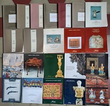 FINARTE lotto 22 cataloghi d'asta 1983 1990 antiquariato dipinti argenti tappeti