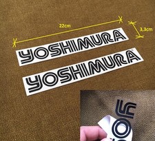 Coppia pair stickers Yoshimura pvc alta qualità tuning sport