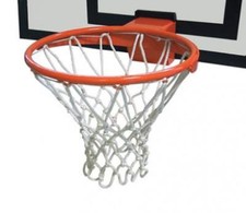 (03) CANESTRO BASKET RECLINABILE IN ACCIAIO PIENO TUV EN1270 + OMAGGIO RETE  MM7
