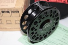 Mulinello a mosca Bauer CFX 3 MacKenzie oro nero quasi nuovo con custodia manuale