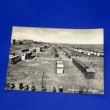 CESENATICO SPIAGGIA CABINE AEREO  61 Cartolina D'epoca