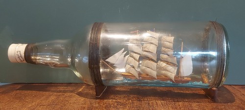 Vintage ship bottle - vintage,