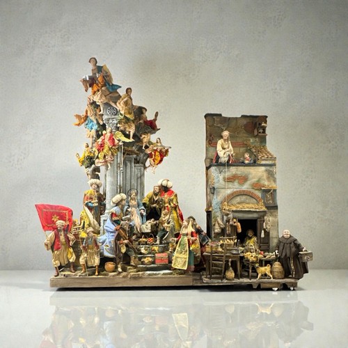 Presepe napoletano lineare - presepe,