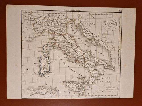 Mappa antica italie antique - italie,
