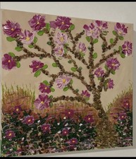 Quadro tela albero di - su,