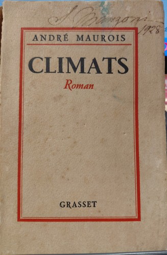 Andre maurois climats - maurois,