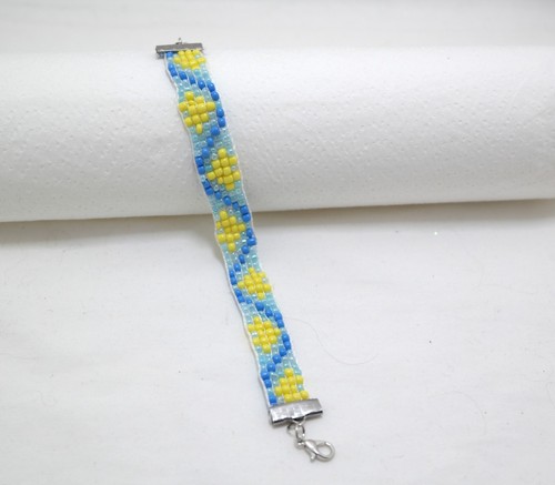 Bracciale donna perline fatto - donna, perline,