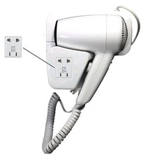 ASCIUGACAPELLI DA PARETE MURO HOTEL PHON CAMPEGGIO PALESTRA 1300W