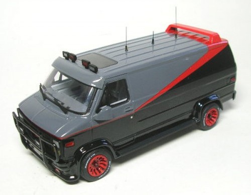 Gmc van team 43 - a-team, (nero)