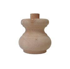 PIEDE PIEDINO LEGNO GREZZO