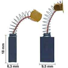 Spazzole carbone coppia carbone per levigatrice a nastro AEG BBS 100, BBSE 100