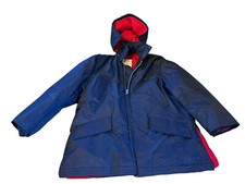 Giacca parka vintage anni 70 pile dorato Spiewak uomo 44 resistente agli acidi con cappuccio USA
