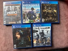 Lotto giochi PS4 - Metro Redux,Death Stranding,Watch Dogs 2,NieR Automata,Injustice 2