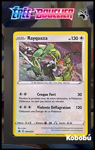 Carte pokémon rayquaza - carte,