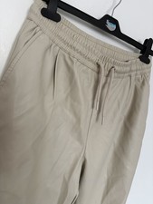 Joggers Zara in ecopelle -