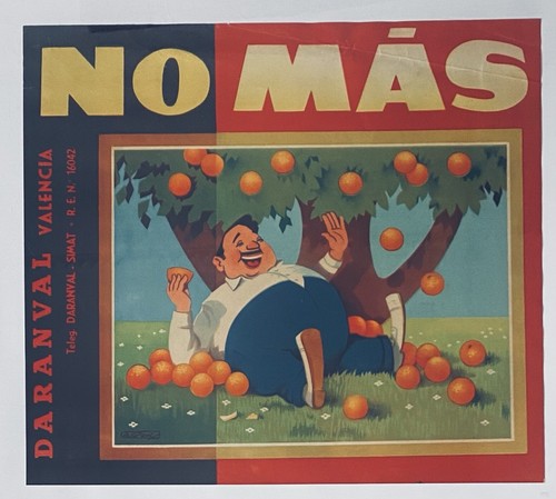 Poster fresco cucina arancione