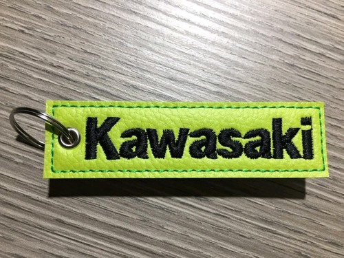 Portachiavi kawasaki ricamato - portachiavi,