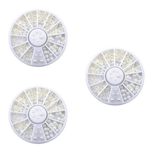Pcs flat back pearl - 3,