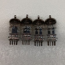 LOTTO 4 BUONI TUBI TUNG-SOL JAN-12AV7 PIASTRA GRIGIA 1963/64, TV-7 TESTATI #B-6