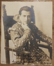 c1925 foto firmata stella dell'opera Angelo Minghetti