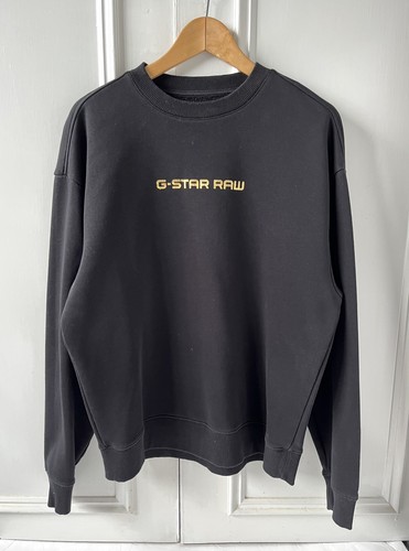 Felpa uomo star raw nera - g-star,