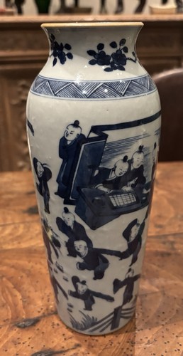 Vaso cinese porcellana blu - in,
