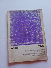 Harley-Davidson SXT 125 1976 catalogo ricambi originale italiano