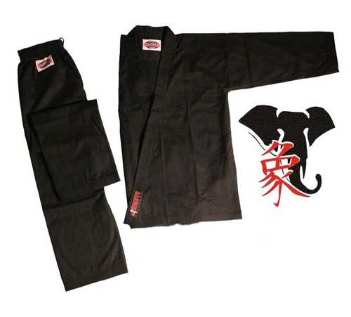 Karate uniforme nero - 12, oz