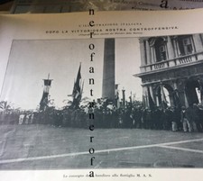 L'llustrazione italiana- A.XLV,n.31- Bandiera alla flottiglia MAS-FIAT-ALBANIA