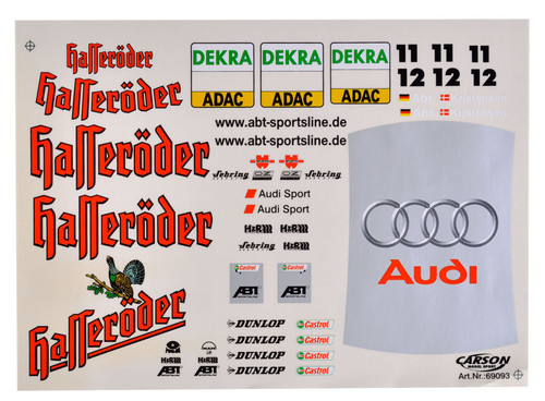 Foglio decorativo audi - 1:10, 4